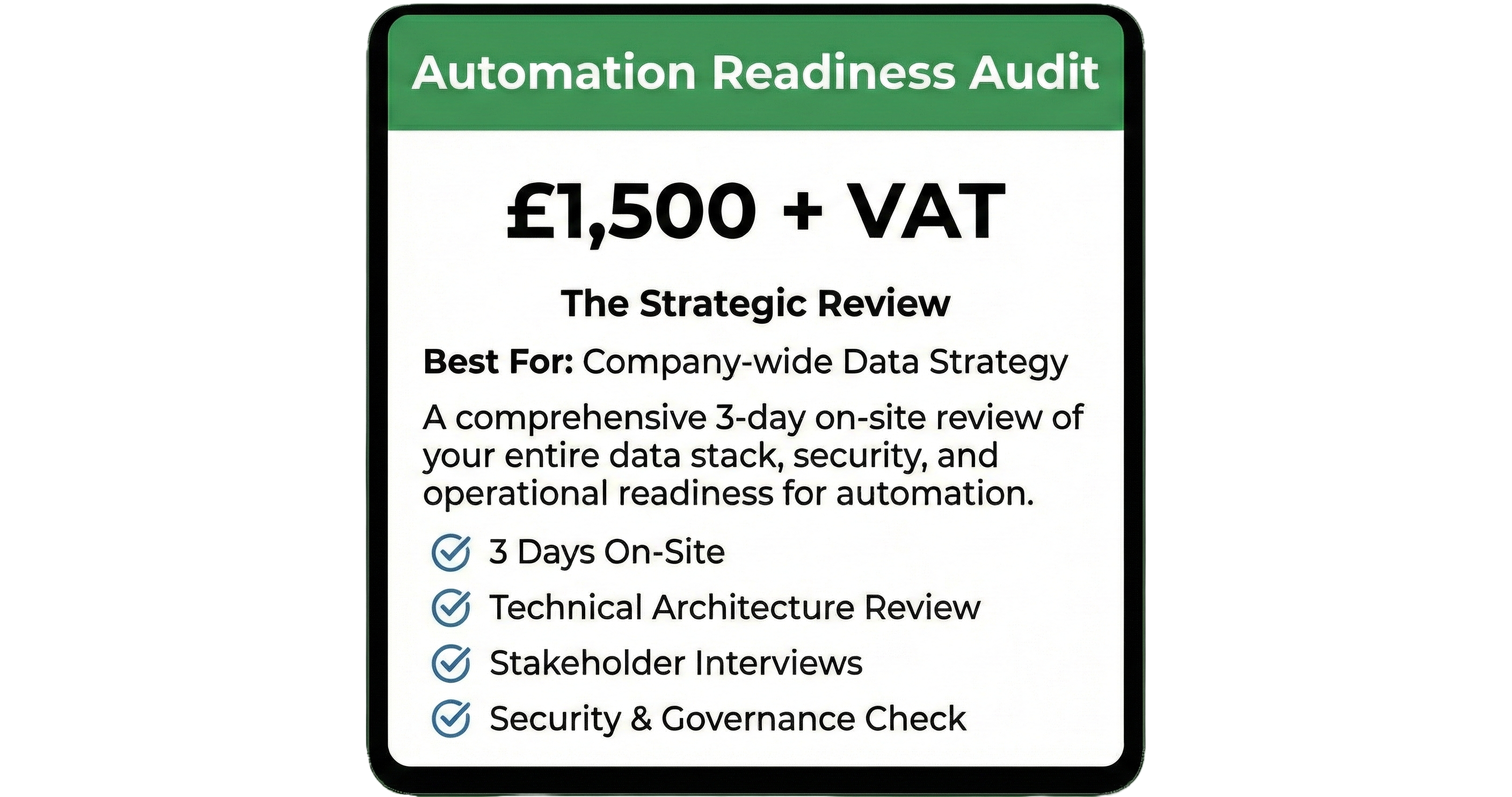 Automation readiness Price Card-2