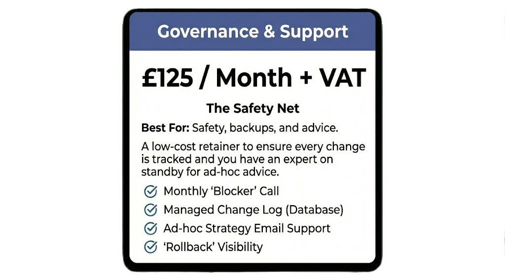 Governance and Support